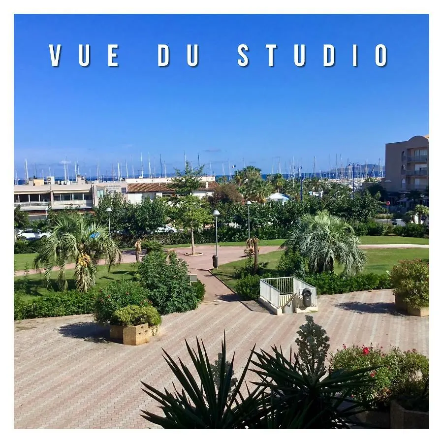 Апартаменты Studio Port D'Hyeres Vue Mer Et Iles De Porquerolles Et Port-Cros Франция